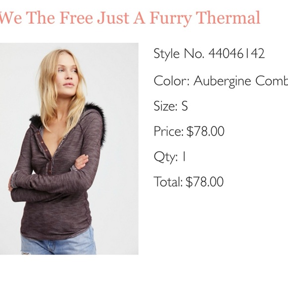 We the free just furry thermal - Picture 11 of 12